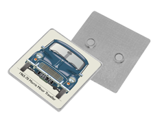 Morris Minor Traveller 1965-70 Square Fridge Magnet